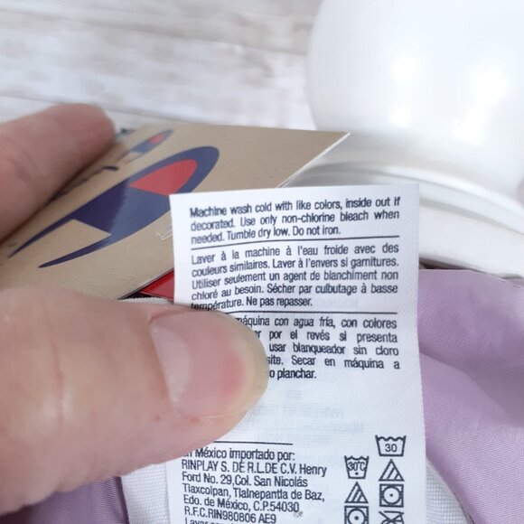 Champion Womens Jacket XS Windbreaker Pink Orange 998 - Picture 5 of 5